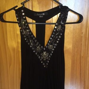Black forever 21 tunic tank top